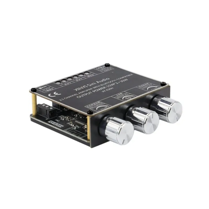 Modified XY-E30H 2.1 Channel Bluetooth Audio Amplifier Board Module, Treble & Bass Control, Subwoofer Output