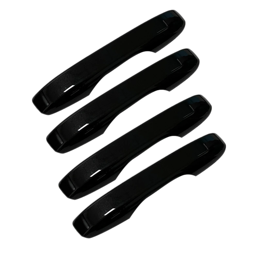 4Pcs Black Door Handle Covers Trim Exterior Door Handles Covers for Honda Civic 11Th