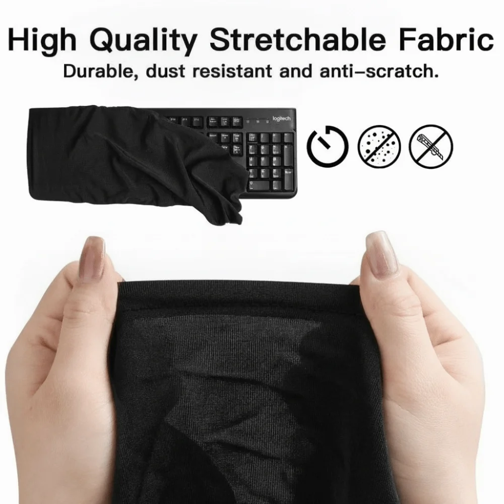 Elastic Keyboard Sleeve Washable Anti-Dust Keyboard Dustproof Cover Secure Fit Full Size Keyboard Protector