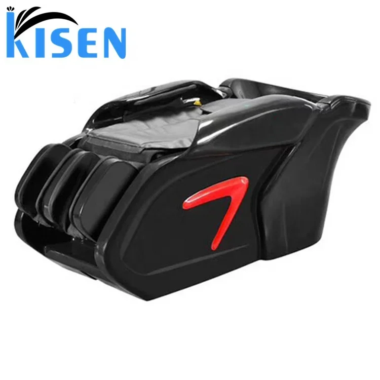 Kisen New Arrival Comfortable Shampoo Massage Bed Salon Tapping Electric Lift Chair With Hair Back Washing For Salon Barbershop