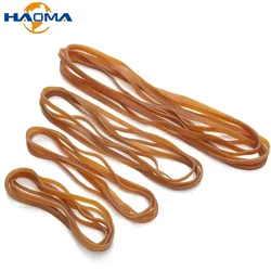 Elastic Brown Rubber Band High Elasticity Rubber Bands Large Wide Extended For Storage Sealing Stretchable