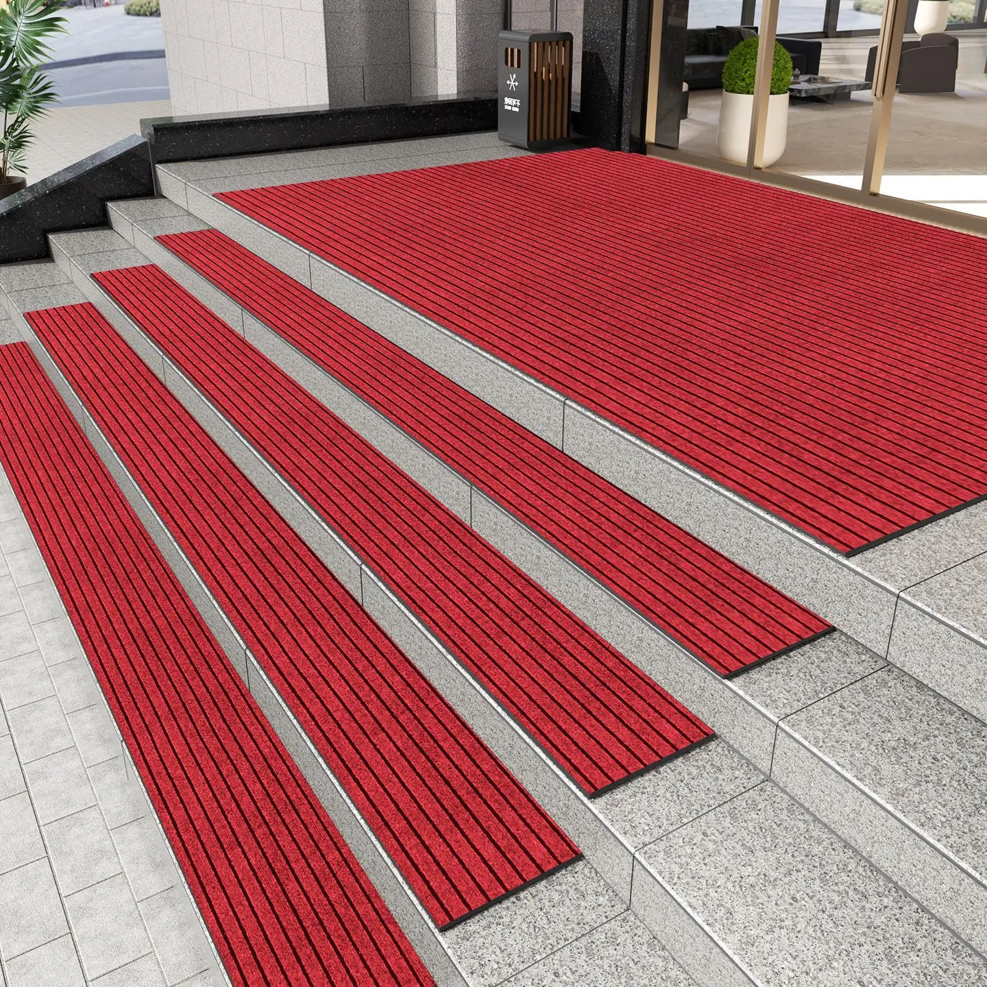 Outdoor steps Non-slip mat Stair mat Commercial store Hotel entrance Welcome slope floor mat
