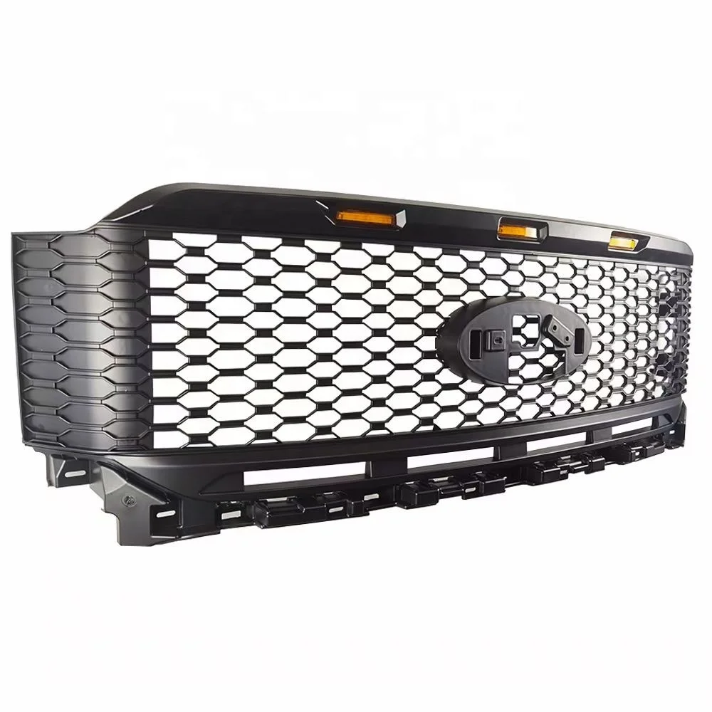 2021 New Car Grill for F150 Front Grills with Led Lights