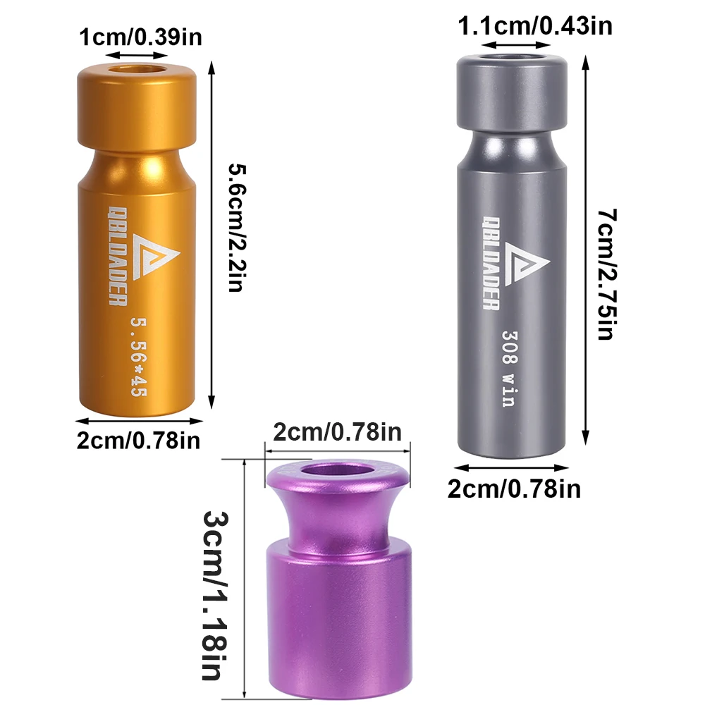 مدقق الذخيرة التكتيكية مسدس بندقية خرطوشة قياس غرفة مدقق 5.56*45 308Win/7.62*51 9 مللي متر.38super.40S & W مدقق إعادة التحميل #5