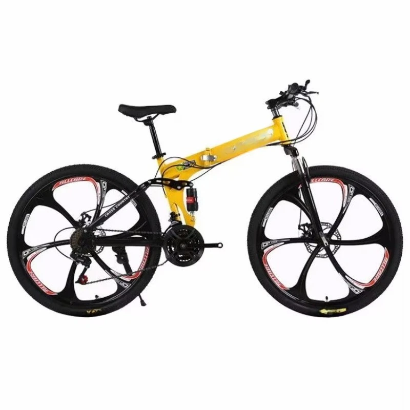 Bicicleta de Montaña de 24 Pulgadas y 21 Velocidades con Frenos de Disco Mecánicos, Cuadro de Acero y Suspensión Delantera para Compradores al por Mayor