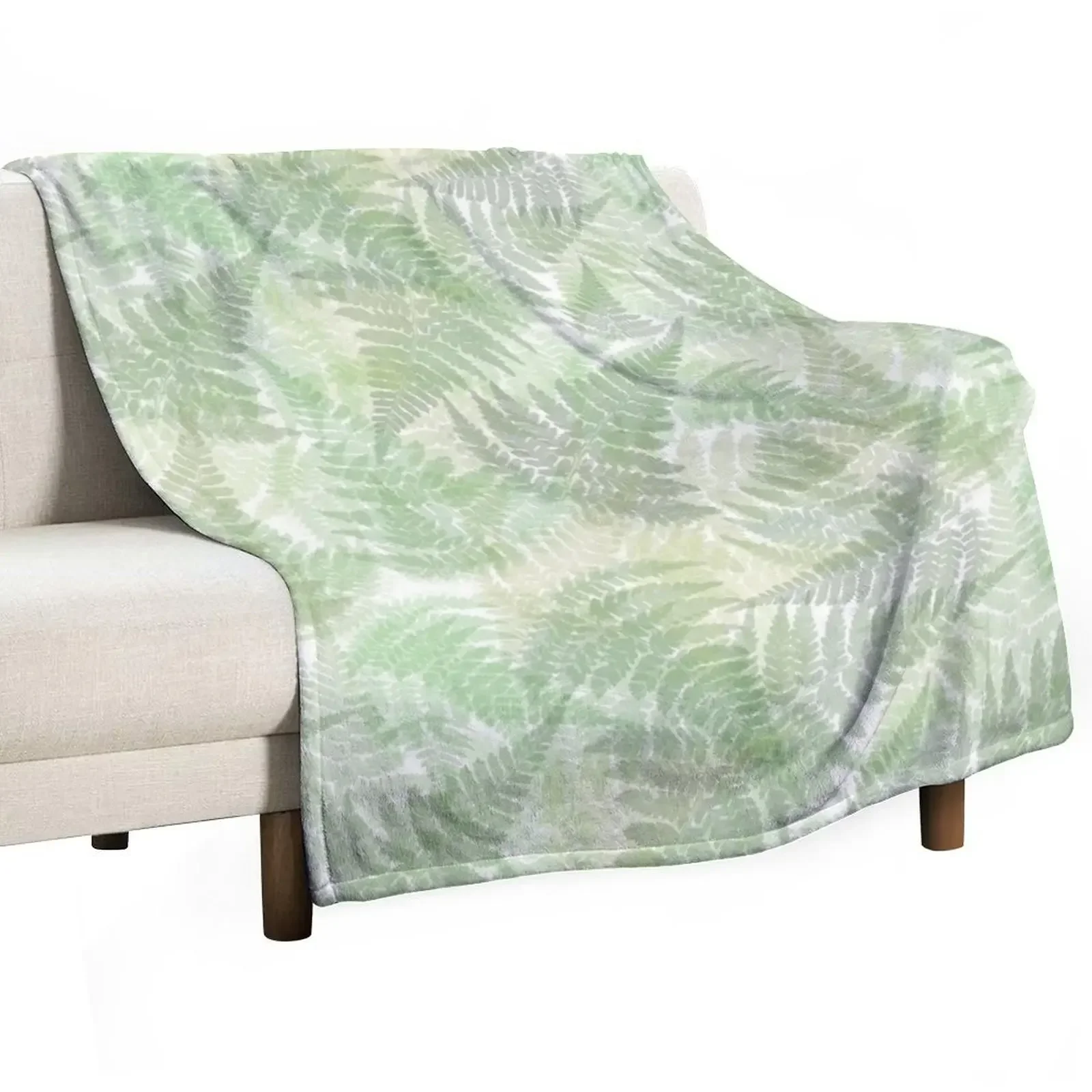 

Fern Leaves Pattern Throw Blanket for sofa Sofa Quilt warm for winter Blankets