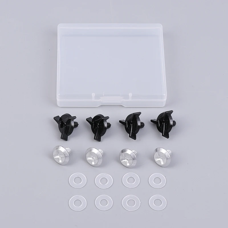 ชุดสกรูอุปกรณ์เสริมหมวกมอเตอร์ครอส 8 ชิ้น/ชุด สกรูพิเศษสำหรับหมวกกันน็อคแบบออฟโรด สกรูอะลูมิเนียมสำหรับติดแผ่นบังแดดหมวกกันน็อค