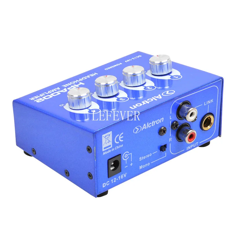 Mini Portable Headphone Amplifier 6.35mm Stereo output connectors Big Power High Quality Sound HPA002