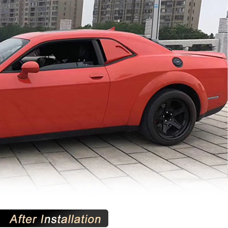 

Car Wheel Arches Carbon Fiber for Dodge Challenger Coupe 2010-2019 Racing Side Fender Flares Mudguards Wheel Eyebrows FRP