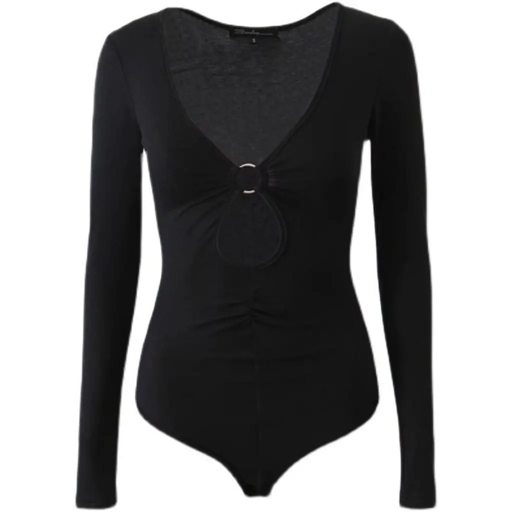 

Весенне-осенний полый вязаный комбинезон, сексуальный облегающий комбинезон в европейском и американском стиле, футболка в тон, самая популярная танцевальная одежда для девочек