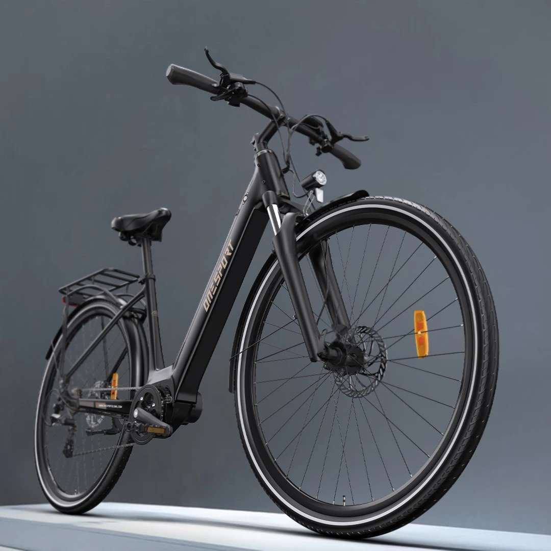 ONESPORT Europe UK Stock Warehouse OT07 Electric Bike Central Motor 36V 250W City Ebike Electric road Bike electric bicycle view 6
