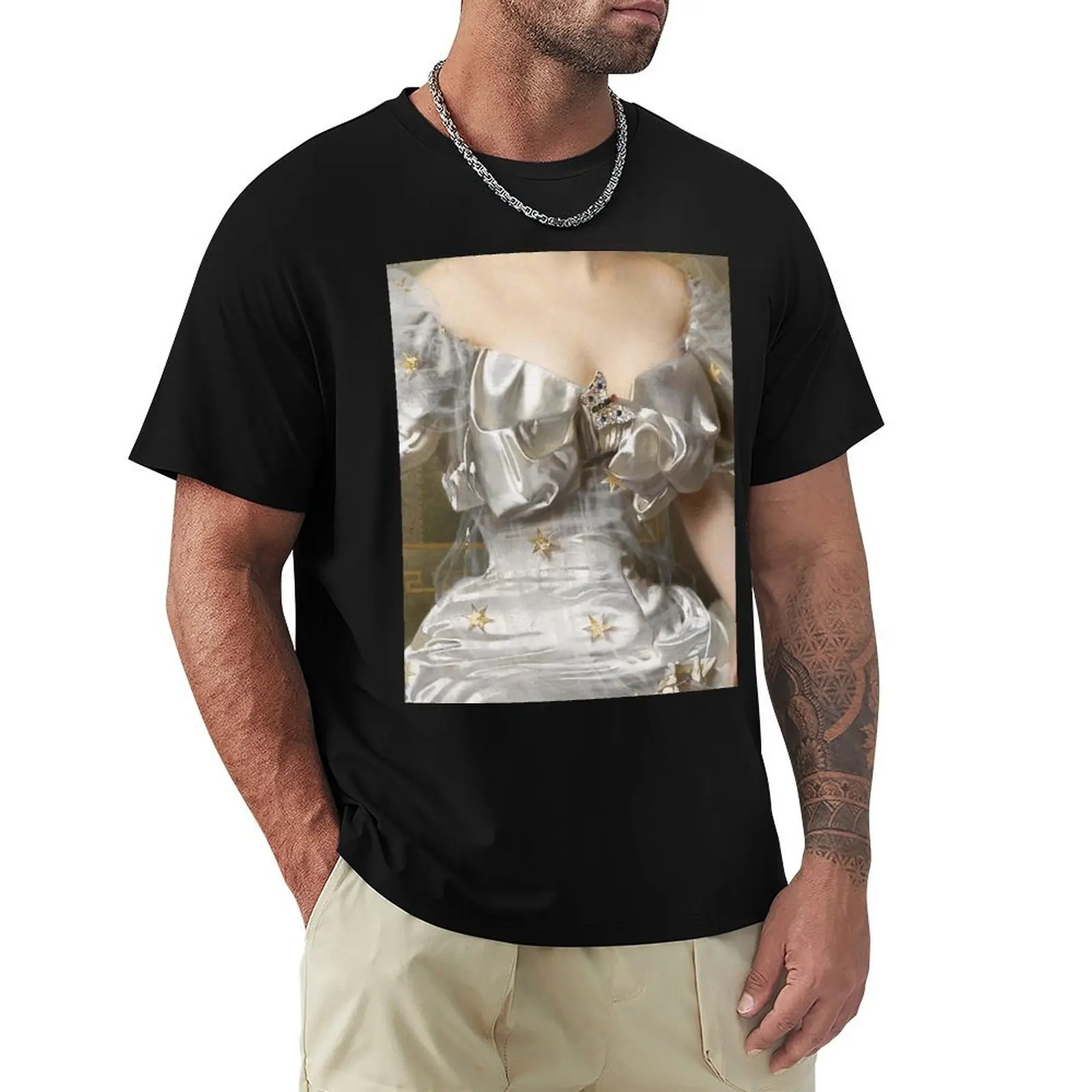 

Victorian Woman with Gorgeous Star Dress T-Shirt graphic shirts tees men t shirts high quality