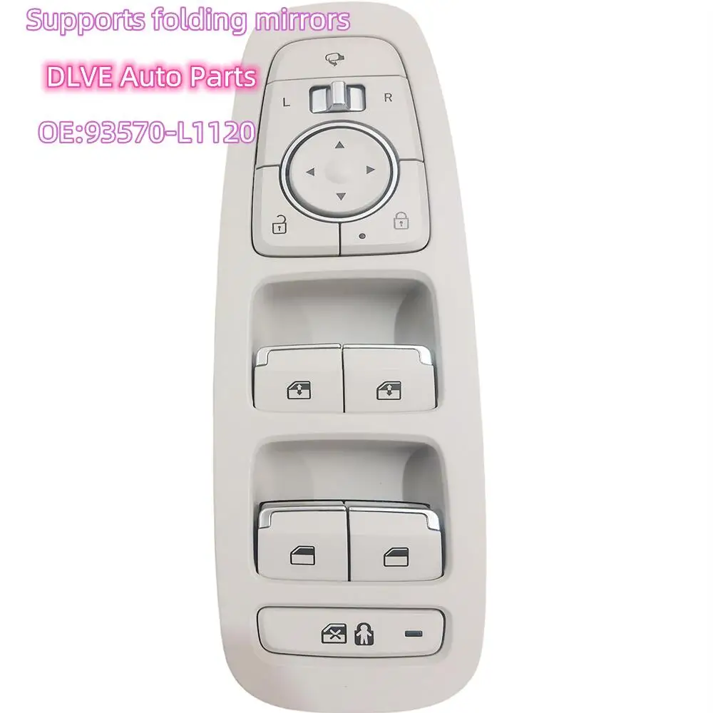 For HYUNDAI SONATA 2020-2023 Front left door main window switch with flapper glass lift switch