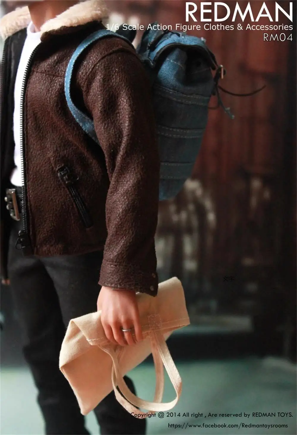 REDMAN TOYS RM04 The Walking Dead Rick Skórzany płaszcz bez ciała bez głowy Zestaw figurek akcji Model dla fanów zbieraj 1/6