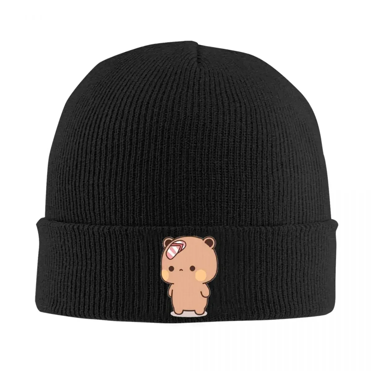 Cute Dudu And Flip-flops Knitted Hat Beanies Winter Hats Warm Hip-hop Bubu Cartoon Bear Caps Men Women