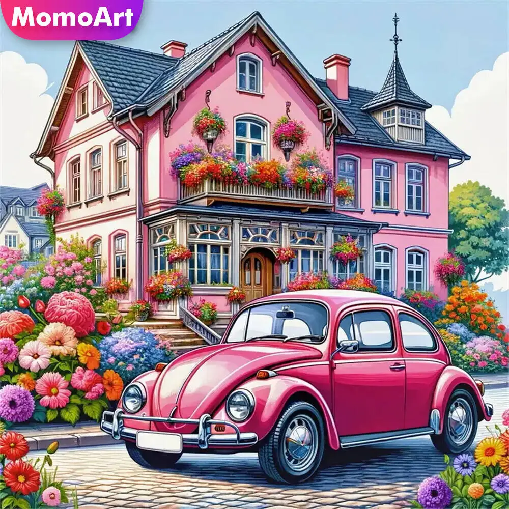 Momoart Bär Diamant Mosaik Tier voller Runde Diamant Malerei Mond Stickerei neue Ankunft handgemachte Hobby