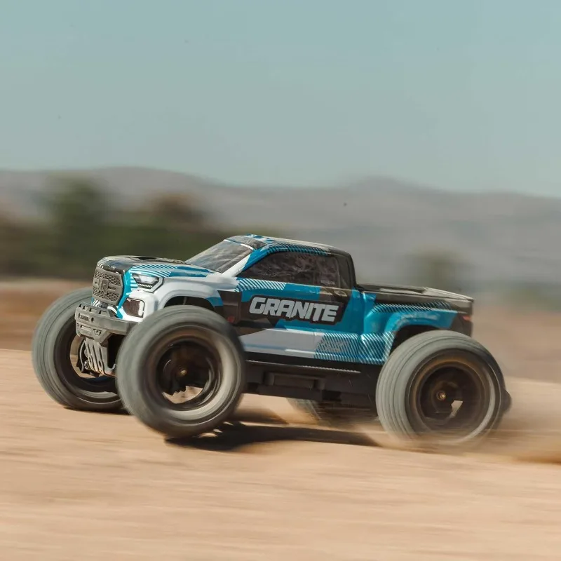 RC Truck 1/10 Granite 4X4 223S BLX BRUSHLESS Monster Truck RTR With DSC, Blue, ARA4302V4T1