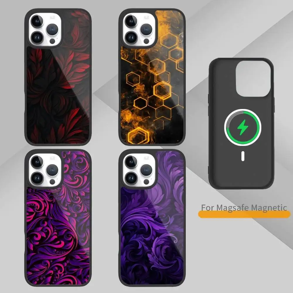 

A-aesthetics Phone Case For iPhone17,16,15,14,13,12,11 Plus,Pro Max Magnetic For Magsafe Wireless Charging