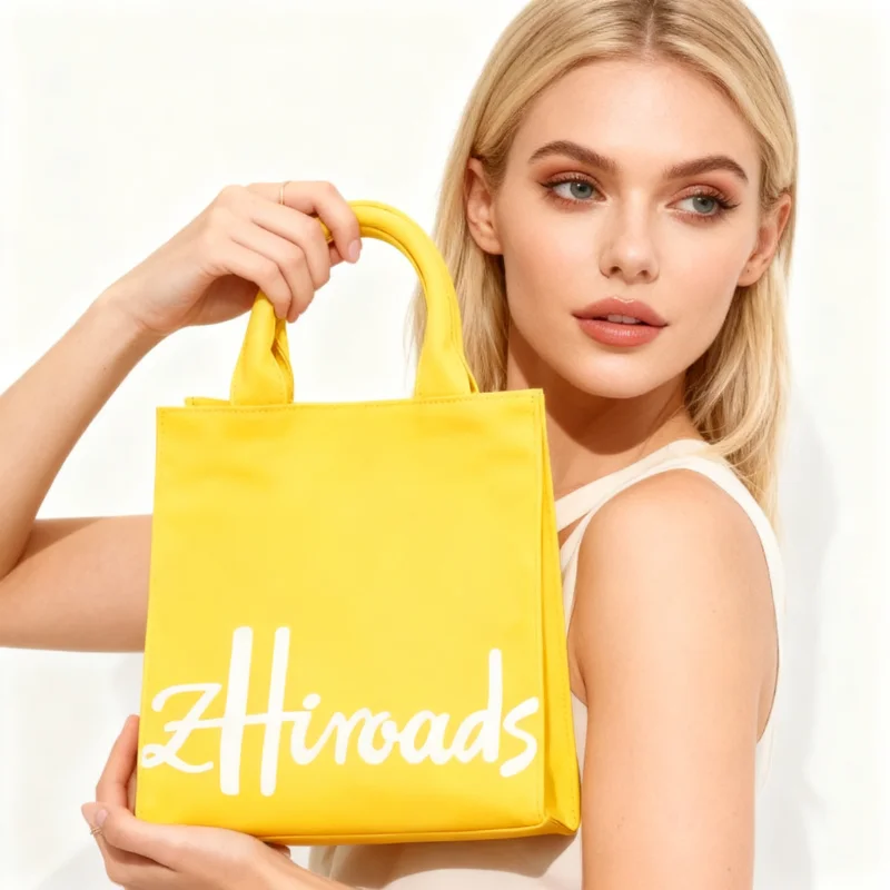 

Vibrant Yellow Tote Bag - Women's Fashionable Handbag, Perfect for Daily Shopping, Work & Leisure