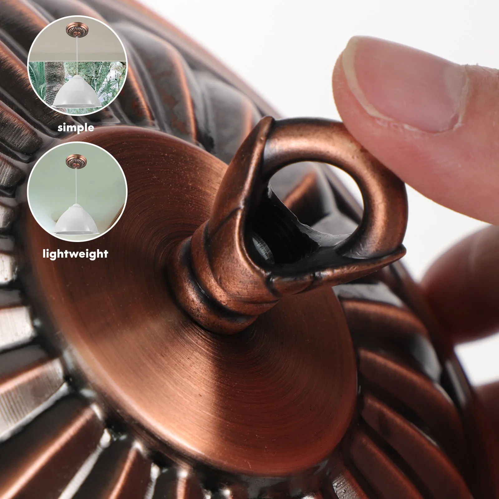 

Ceiling Canopy Durable Iron Ceiling Light Plate for Pendant Light Cover Vintage Chandelier Mounting Canopy for Chandelier