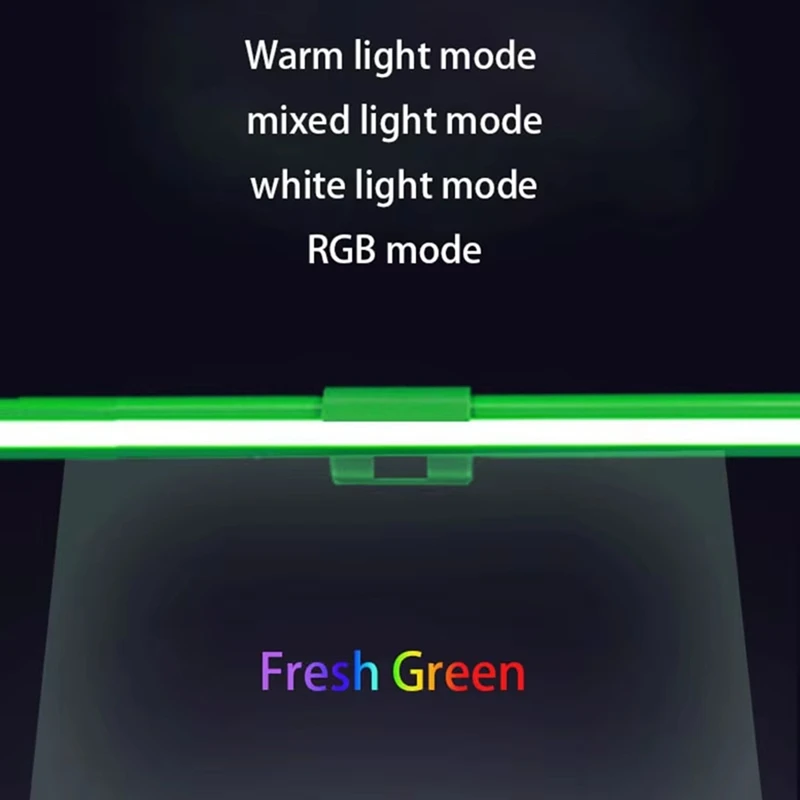 RGB PC Monitor Screen Light Bar Strip LED Lighting Bar Game Reading Dimming Table Light Strip RGB Atmosphere Lamp Black