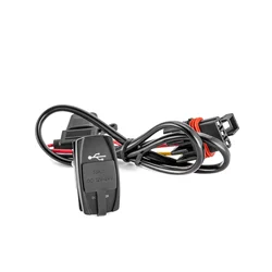 Polaris Dual USB 4.2A Fast Charger with Pulse Power Bar Plug Connector Rocker Style Switch Fuse