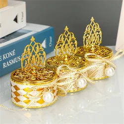 Hollow Creative Bow Decoration Candy Box Plastic Jewelry Box Drawer Storage Organizer Earring Necklace Pendant Bracelet Tray