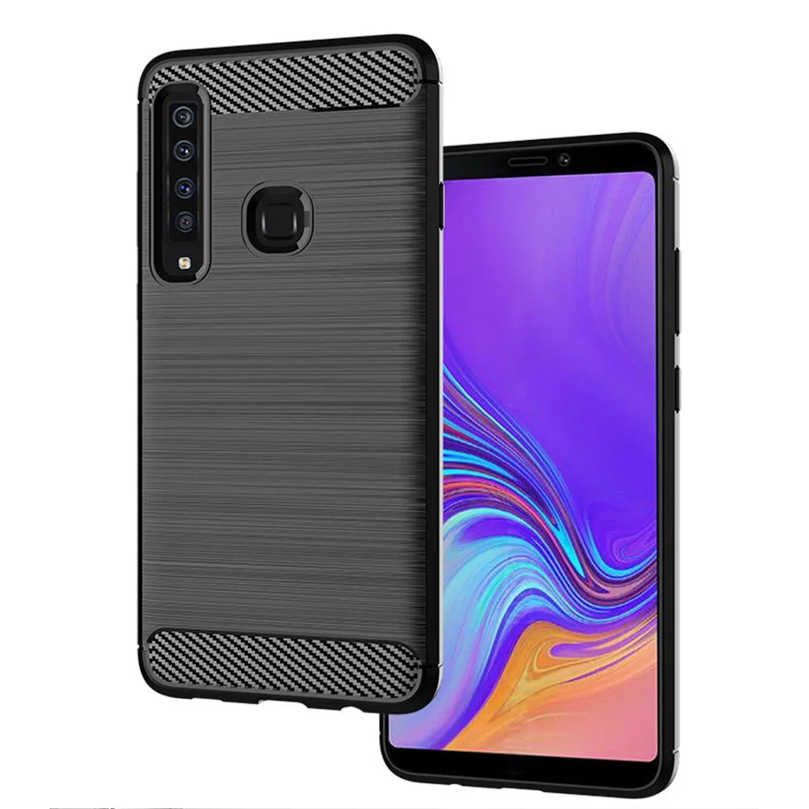 Case For Samsung Galaxy A9 2018 A9s Case Silicone TPU Bumper Shockproof Carbon Cover for Samsung Galaxy A9 2018 A9200 A920F Case
