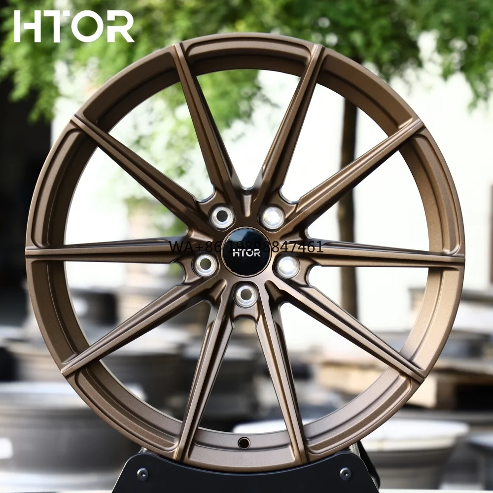 

Custom Sport Car Alloy Wheel Bronze 19 20 21 22 23 24 Inch Slight Concave Forged Aluminum Car Rim Wheel