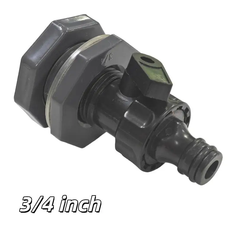 1 Set 3/4 Inch Rain Bucket Valve Fittings Connectors PVC Rain Bucket Diverter Kit Water Pipe Fittings Home Spray  Accessories - view 4
