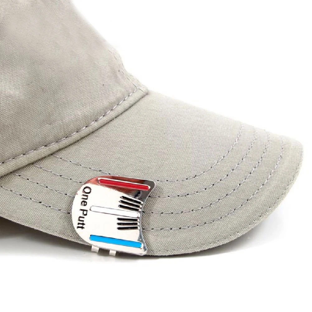 

Alloy Golf Hat Clip Dismountable Ball Marker Magnet Attachable Alignment Aiming Tool For Cap Belt Shoes Creative Design