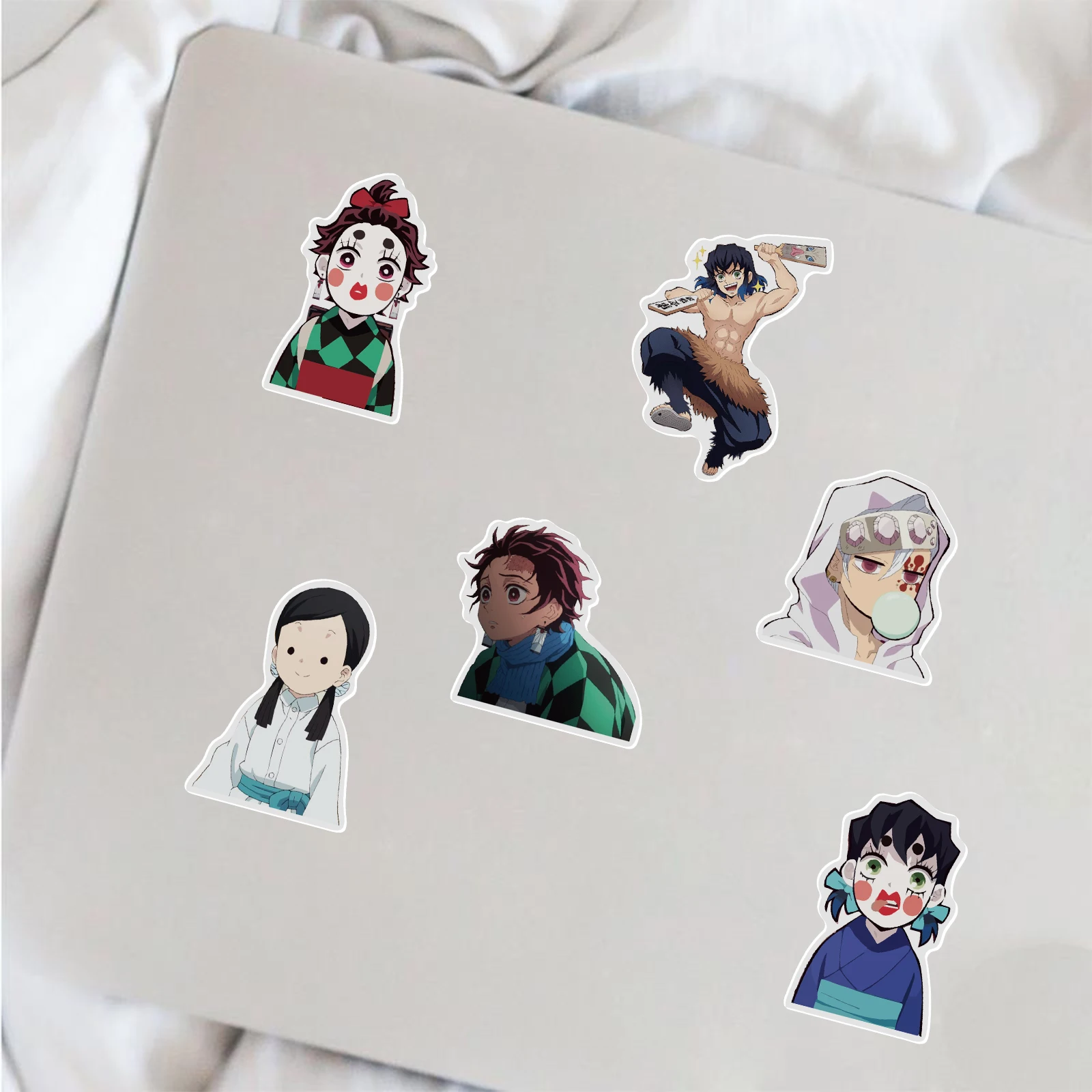 50PCS Demon Slayer Kimetsu no Yaiba: Yuukaku-hen Anime Cartoon Stickers For Cars Children\'s toy Decal Luggage Laptop