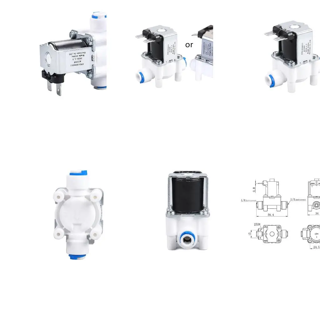 Plastic Water Solenoid for Valve 220V 1/4