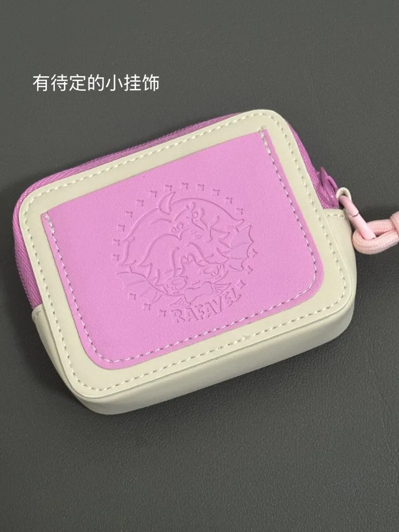 게임 러브 앤 딥스페이스 소프트 자비에르 자인 라파엘 실러스 케이블 코스프레 10x8x3cm 가죽 이어폰 가방 동전 지갑 메이크업 가방