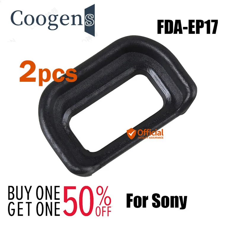 2pcs Eyecup FDA-EP17 EP-17 Eyepiece Viewfinder Hard ABS Quality For Sony Alpha A6500 FDA-EV1S NEX-5N DSLR Camera Accessories