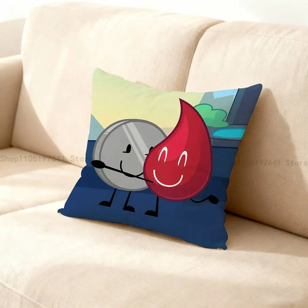 

Bfdi Battle For Dream Island Pillow Case For Sofa Decor Car Office Room Printing Cushion Cover Decorations and Protector