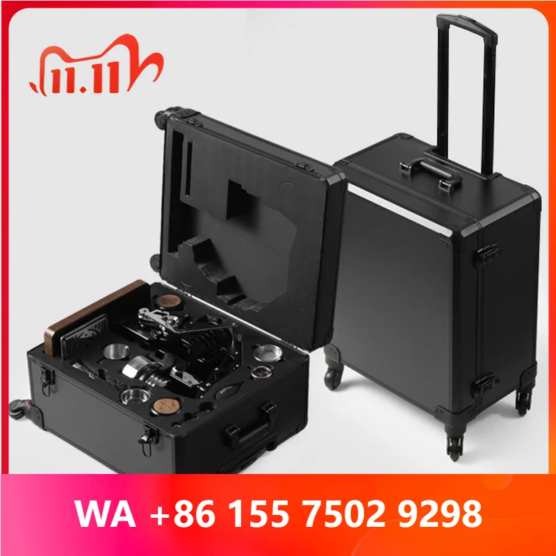 Semi-Automatic Manual-Pressure Espresso hine; Ful Mechanical Extraction with Pressure Conersion; 58MM Handle Filter Basket