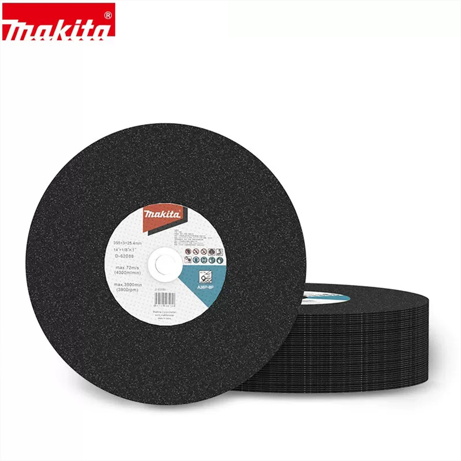 Makita Cutting Disc Grinding Wheel 355mm 4300m/min Two Phase Power  Cutting Sheet For Cutting 14