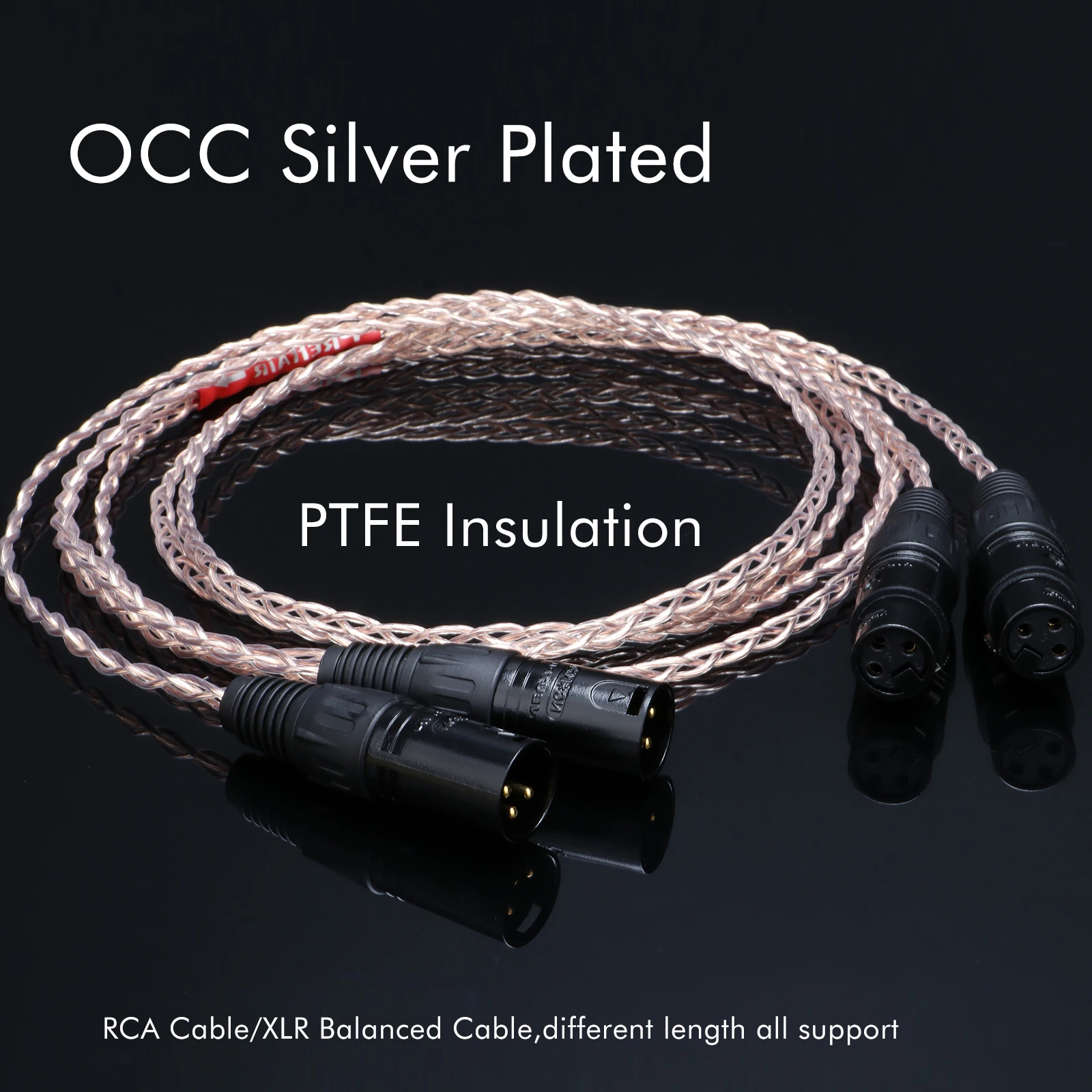 Pair Xlr Cable 7N O… - image