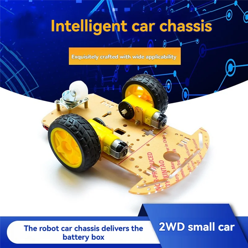 M15K-Diy Kit 2WD หุ่นยนต์สมาร์ทชุดแชสซีรถพร้อมตัวเข้ารหัสความเร็ว DIY การศึกษาหุ่นยนต์สมาร์ทชุดรถ