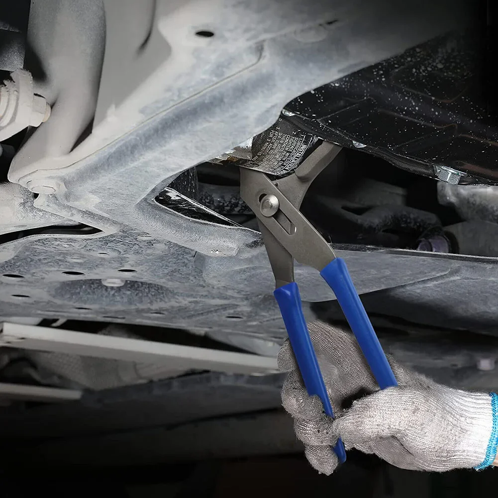 9inch/12inch Oil Filter Pliers Clamp Type Wrench Adjustable 44.5-95mm Oil Filter Steel Filter Removal Tool Car Accessories