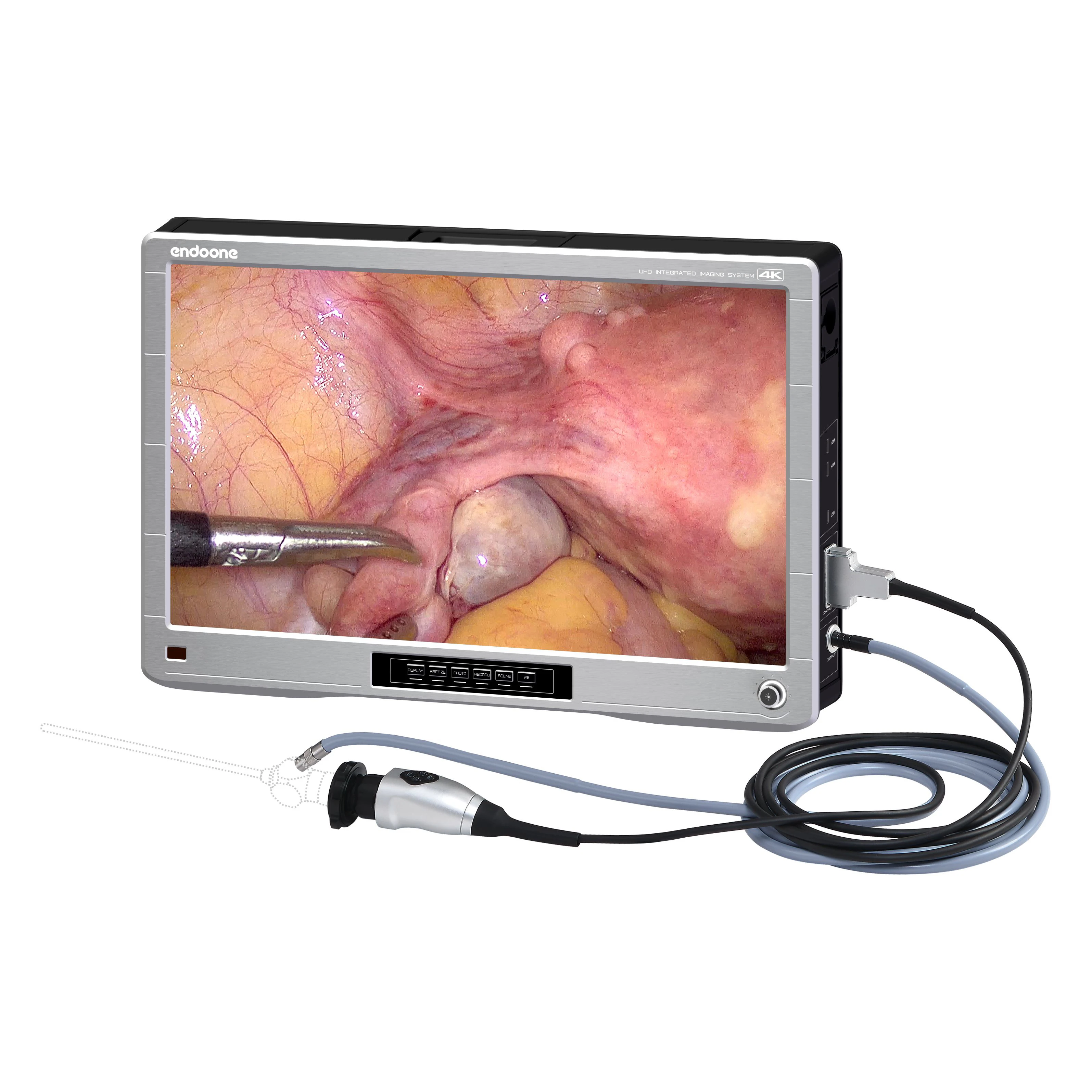 26 Inch 4k All In One Led Cold Light Source Medical Device Portable Endoscope 4k Camera