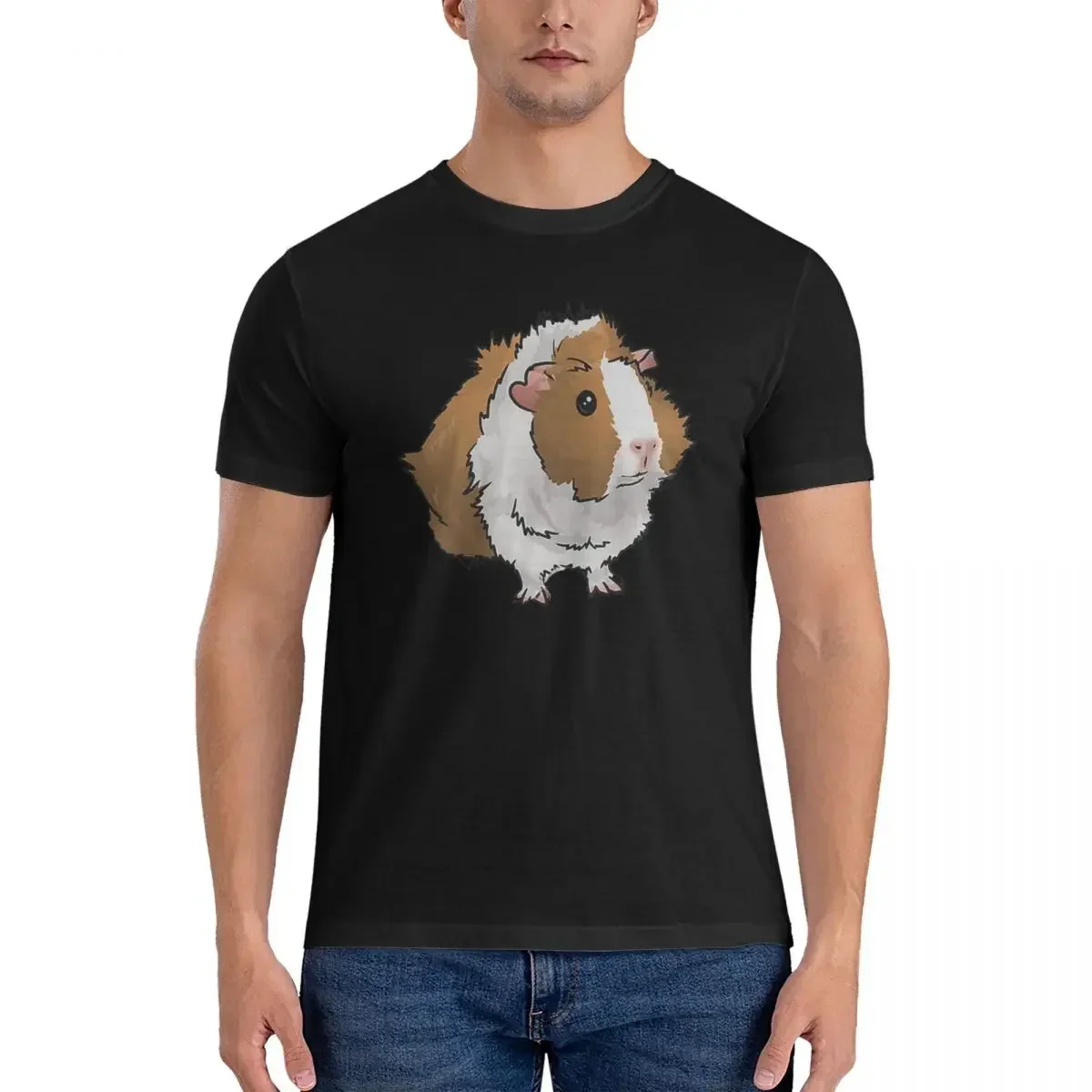 100% Cotton Light Dutch Abyssinian Guinea Pig T-shirt Unisex Fashion Oversized T Shirt Men Round Neck Summer Shirts Tops S-6XL