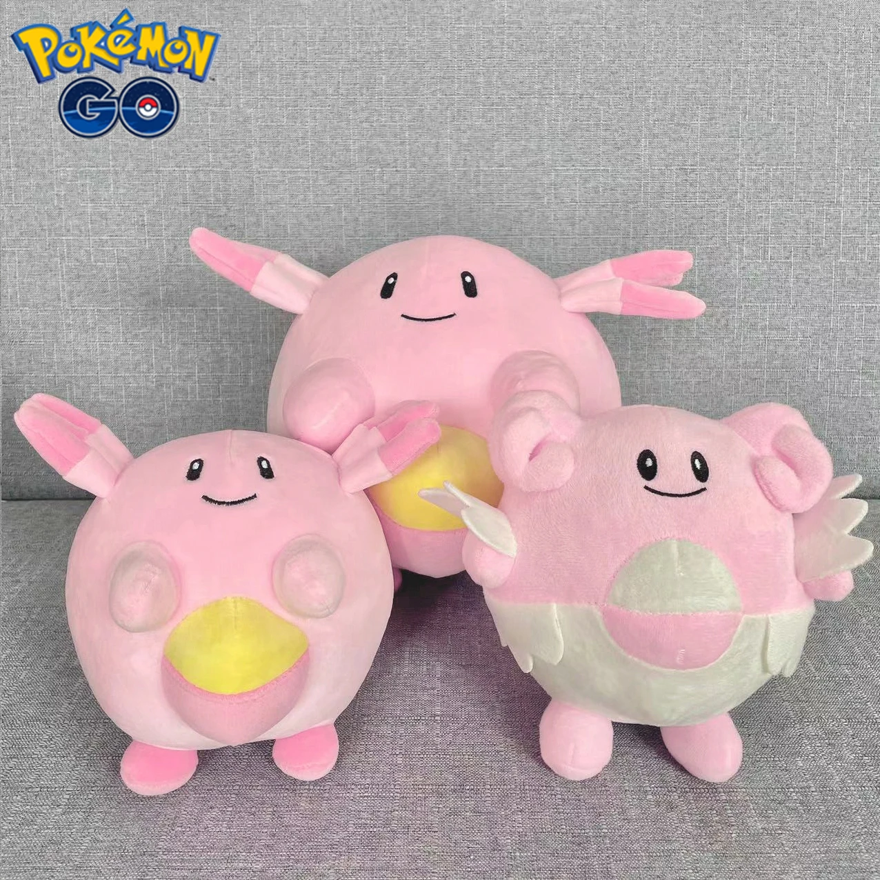 20/30cm Kawaii Pokemon Blissey Chansey Plush Toy Stuffed Anime Cartoon&Cute Soft Sofa Doll Birthday Gift for Children Room Decor