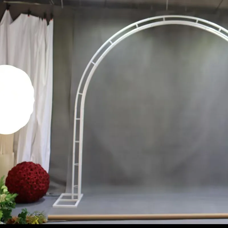 Metal Wedding Party Valentine's Day White Eco-Friendly Durable Rectangle Arch Decoration