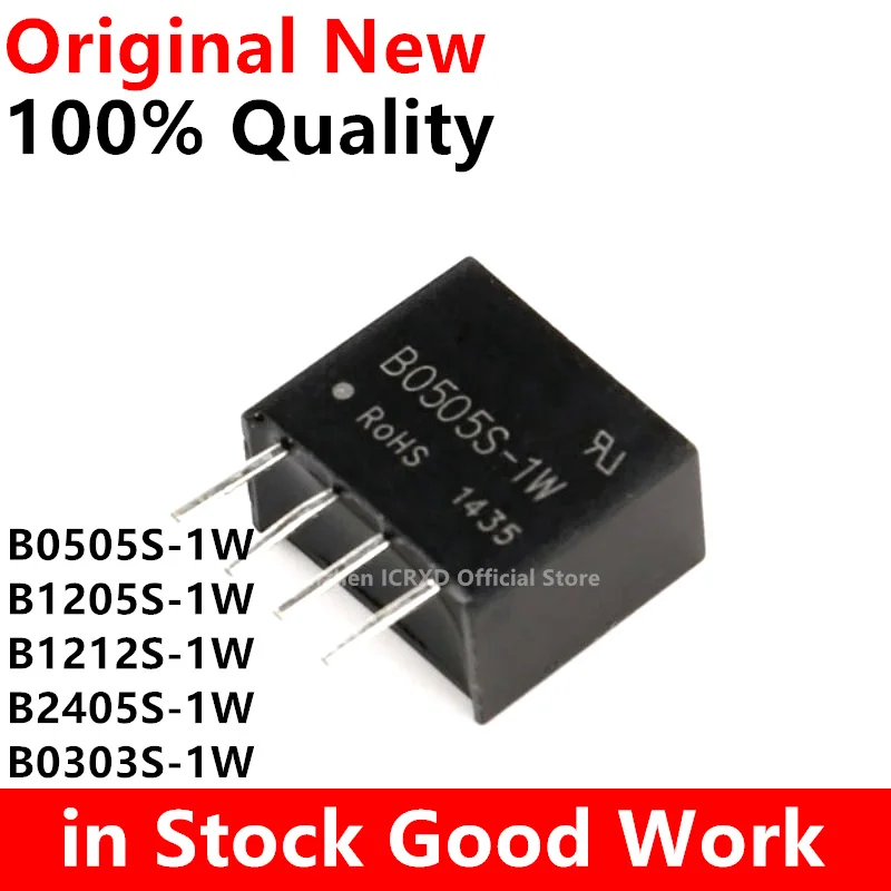 

5Pcs New B0505S-1W B0505S B1205S-1W B1205S B1212S-1W B1212S B2405S-1W B2405S B0303S-1W B0303S Isolated DC-DC Power Module Stock