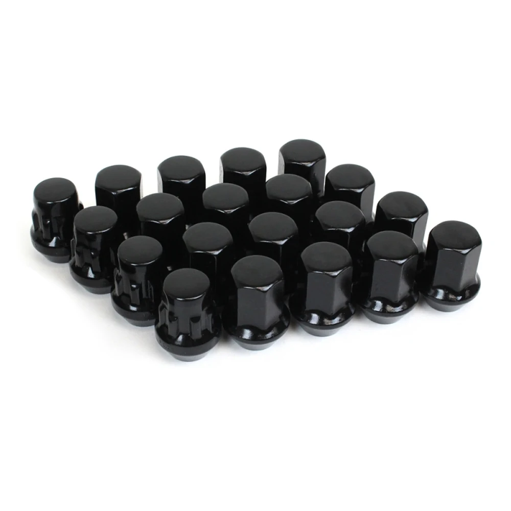 20pcs Car Close End Wheel Lock Lug Nuts M12*1.5 M12*1.25 Aluminum Racing Lug Nuts for Toyota Honda Mitsubishi Car Accessories