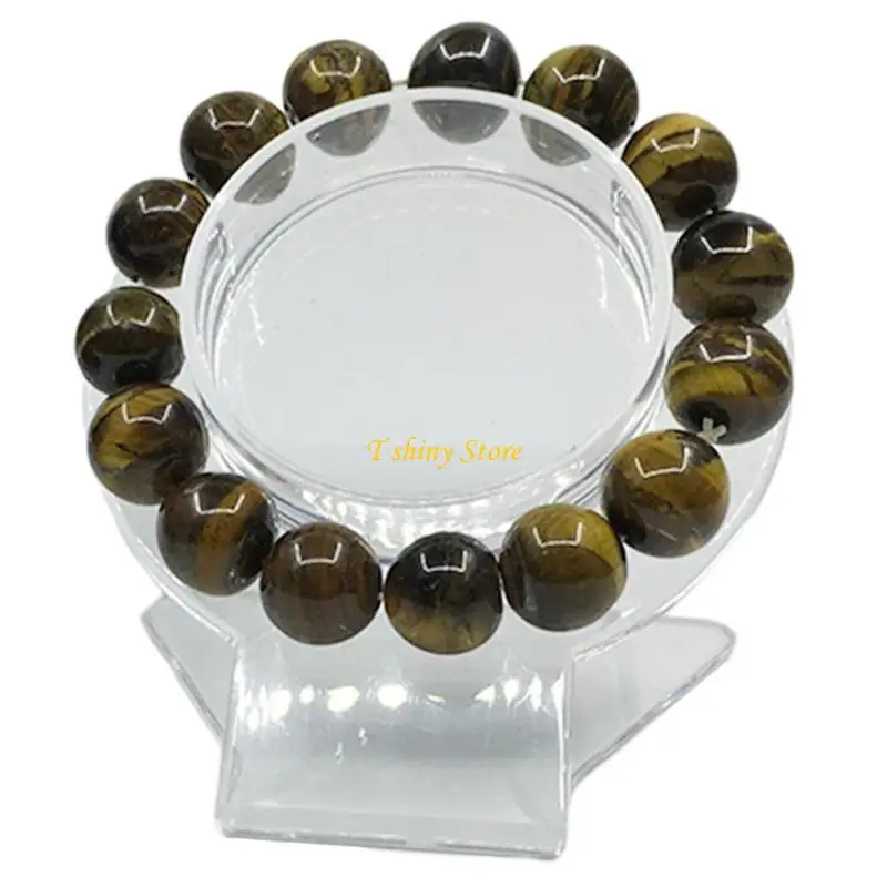 

N58F Clear Acrylic Bracelet Display Stand Bangle Display Holder Transparent Shelf Jewelry Showcase Watch Jewelry