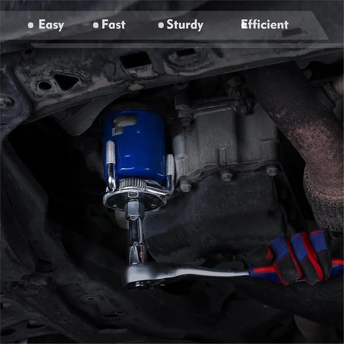 【MUST-HAVE LIST】 Universal Adjustable 3-Jaw Oil Filter Wrench, Anti-Slip Removal Tool for Car & Light Truck Oil Filters