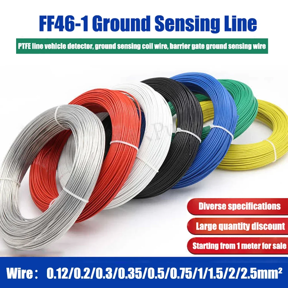 

1/3/5M FF46-1 Multi-pronged Electric Wire Copper Wire 0.12 0.2 0.3 0.35 0.5 0.75 1 1.5 2 2.5 High TEMP 200 Electrician Car Wire